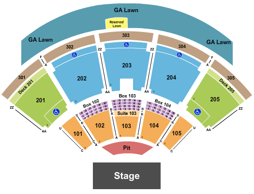 Talking Stick Resort Amphitheatre Pierce The Veil Seating Chart